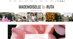 Desktop Screenshot of mademoiselleruta.com